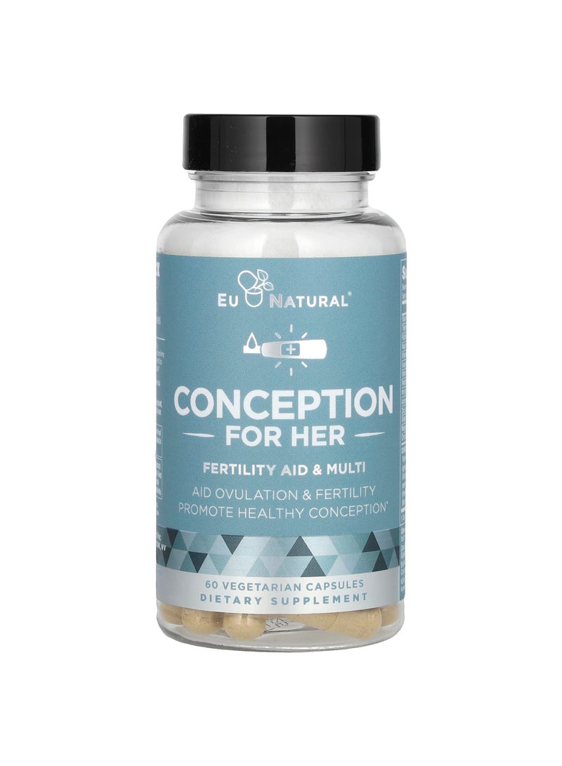 Conception For Her, Fertility Aid & Multi, 60 Vegetarian Capsules